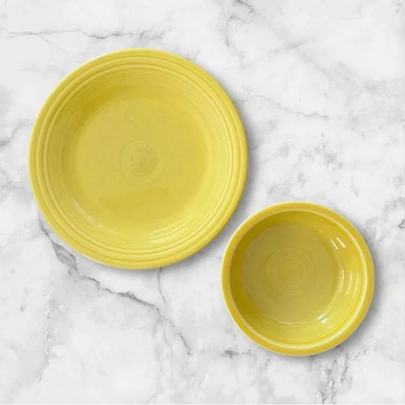 Fiestaware Classic Rim 2-Piece Place Setting Sunflower - Picture 11 of 11